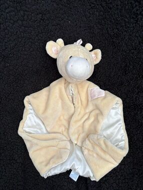 Baby Gund Tender Beginnings Pink Giraffe Comfy Cozy Security Blanket Plush